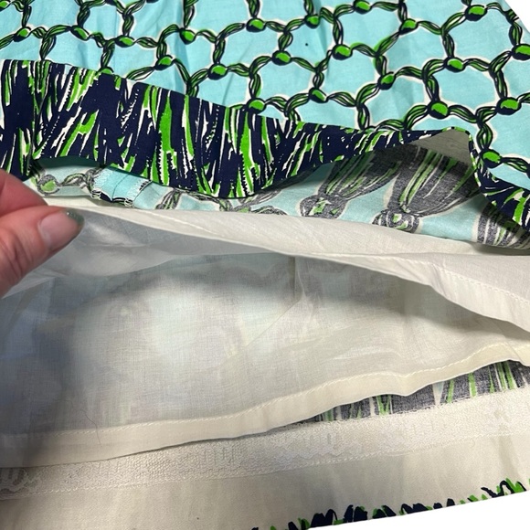 Lilly Pulitzer - Womens Bowen Tassel Strapless Dress Sz 4 - Picture 4 of 6